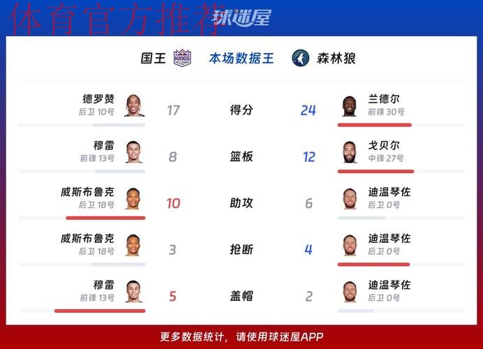 兰德尔24+9 森林狼战胜国王